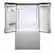Alt View 5. Bosch - 100 Series 21.6 Cu. Ft. Bottom-Freezer French Door Counter-Depth Smart Refrigerator with External Water and Ice - Stainless Steel.
