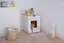 Alt View 12. TRINITY - 20" White Litter Box Enclosure End Table w/ Drawer - White.