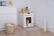 Alt View 12. TRINITY - 20" White Litter Box Enclosure End Table w/ Drawer - White.