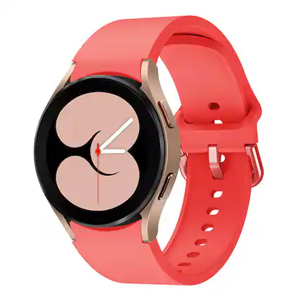 Front. StrapsCo - Sports Strap Silicone Rubber Watch Band For Samsung Galaxy Watch 6 - Green.