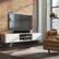 Alt View 1. Simpli Home - Lowry TV Media Stand - White.