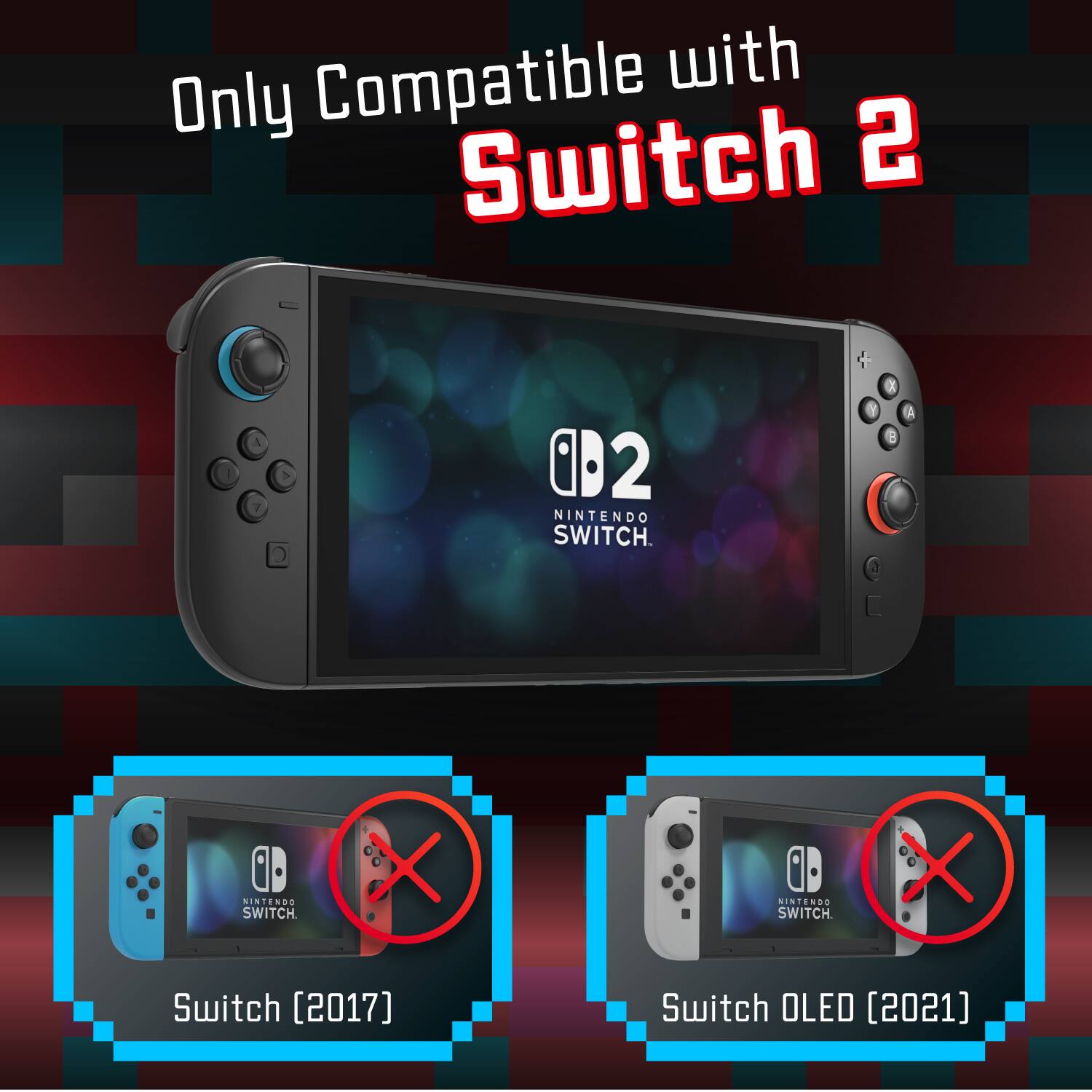 Compatible with Only 2 Switch I & / 3 92 NINTENDO SWITCH. + N X B A SINTENDO SWITCH SINTENBO SWITCH Switch (2017] Switch OLED (2021]