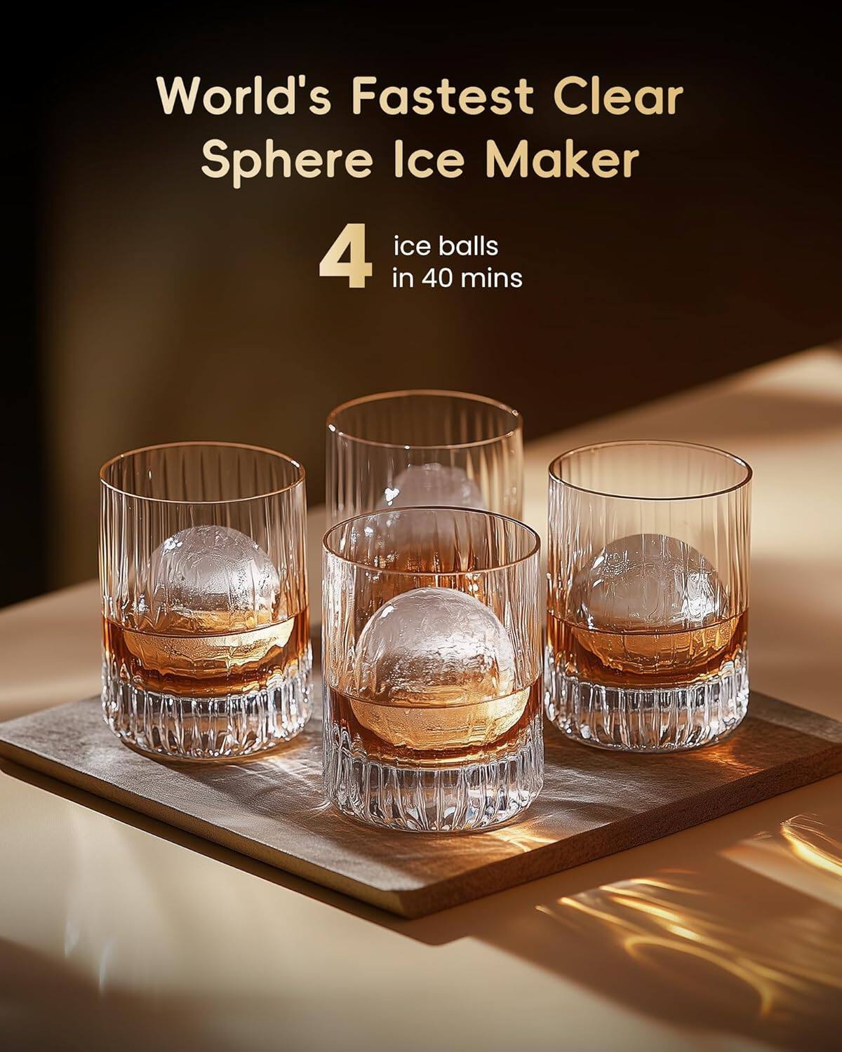World's Fastest Clear Sphere Ice Maker
4 ice balls in 40 mins