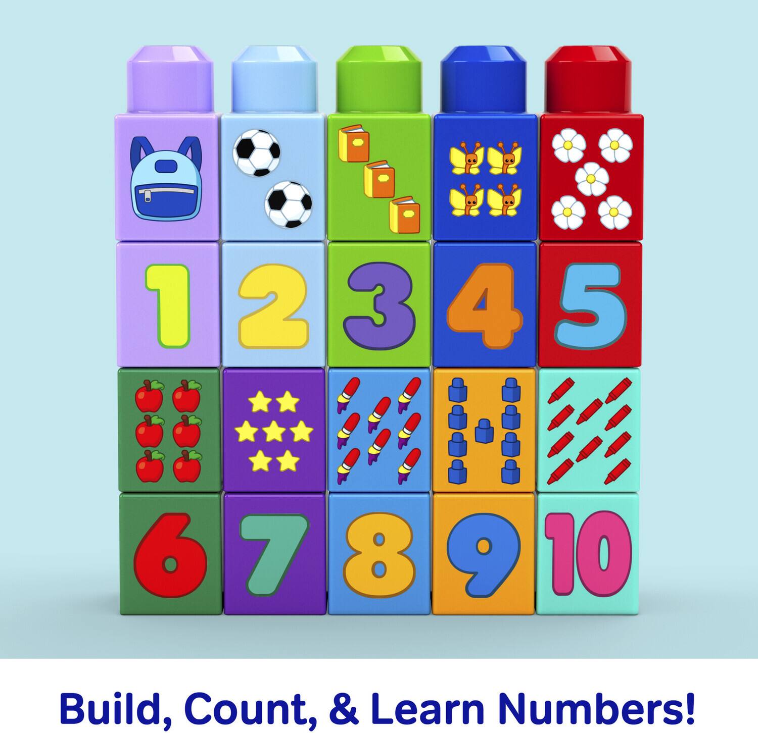12345 1 2 3 4 5 6 678910 7 8 9 10 Build, Count, & Learn Numbers!