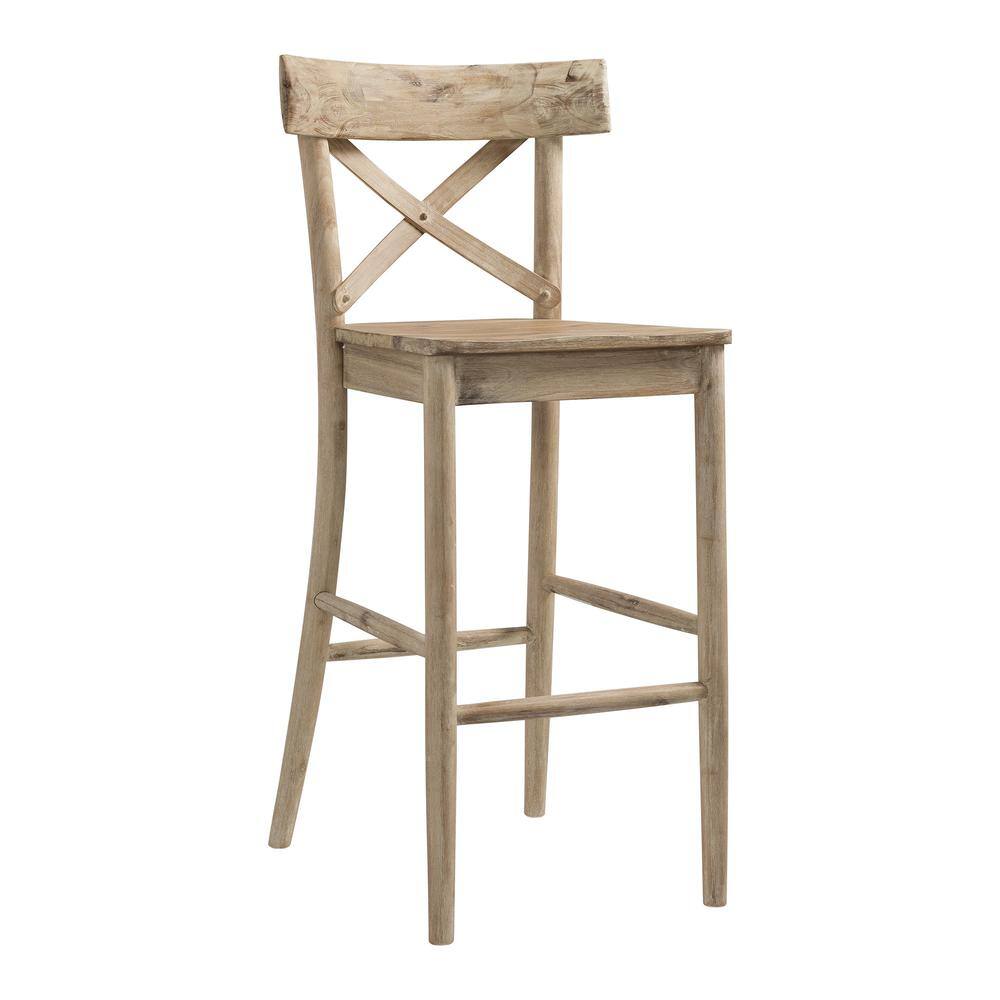 Alt View 2. Picket House Furnishings - Keaton Bar Stool - Beach.