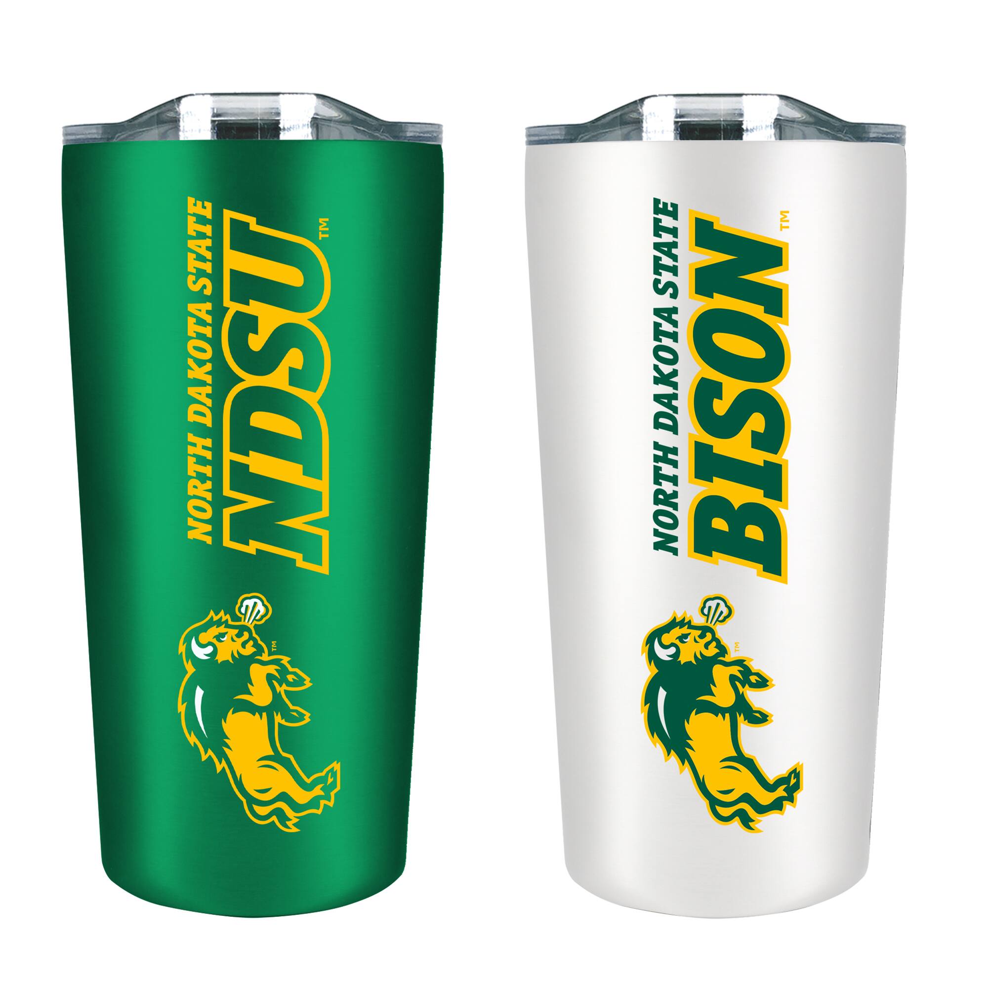 The Fanatic Group - NDSU Bison 18oz. Soft Touch Tumbler Two-Piece Set - Multicolor