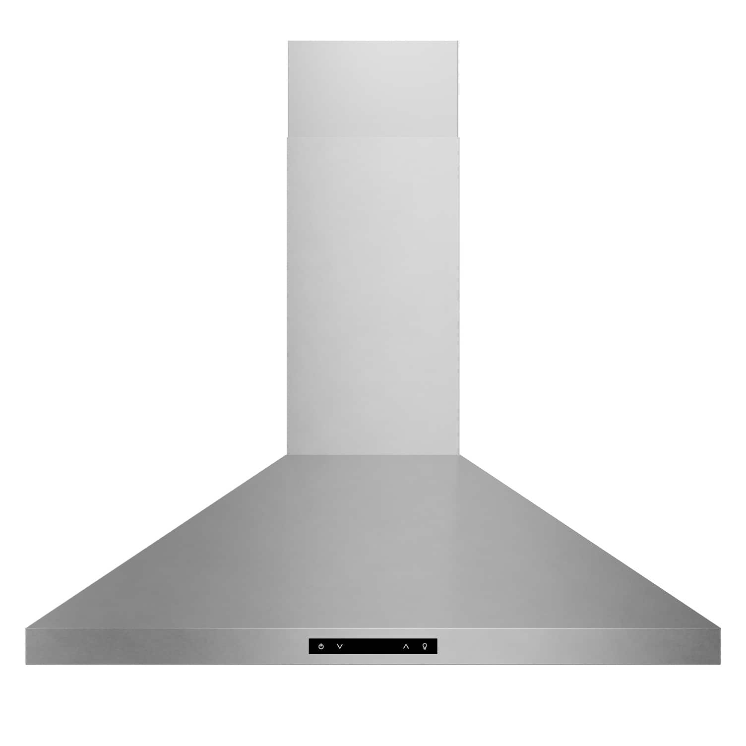 Front. Thor Kitchen - 30 Inch Pyramid Range Hood - Stainless Steel.