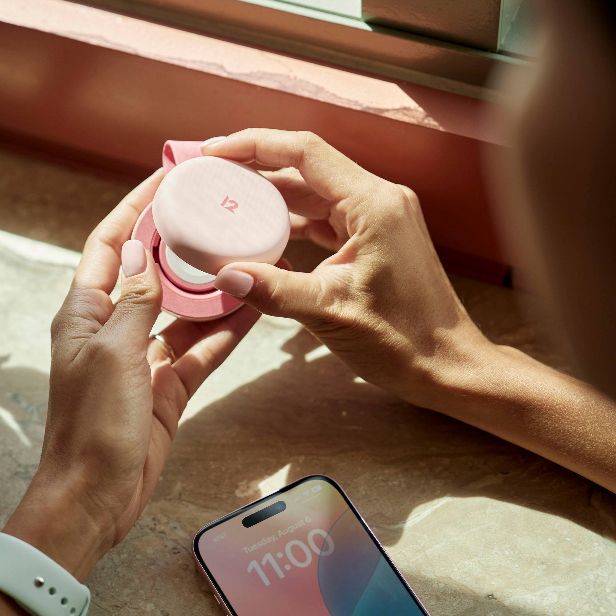 "12 C 6 AT&T August Tuesday, 11:00" is a time and date stamp. It indicates that the image was taken on August 11th, 2021, at 11:00 am.