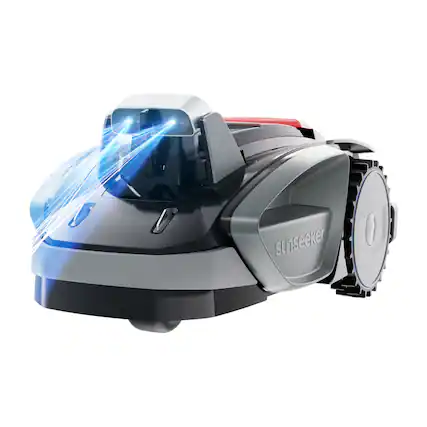 Front. Sunseeker - V3 Wireless 8 in. Robot Lawn Mower (0.15 Acre) with One-Click Mowing and Automatic Lawn Care - Gray.