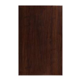 Emma + Oliver - 30"x48" High-Gloss Resin Table Top with 2" Thick Drop-Lip - Walnut