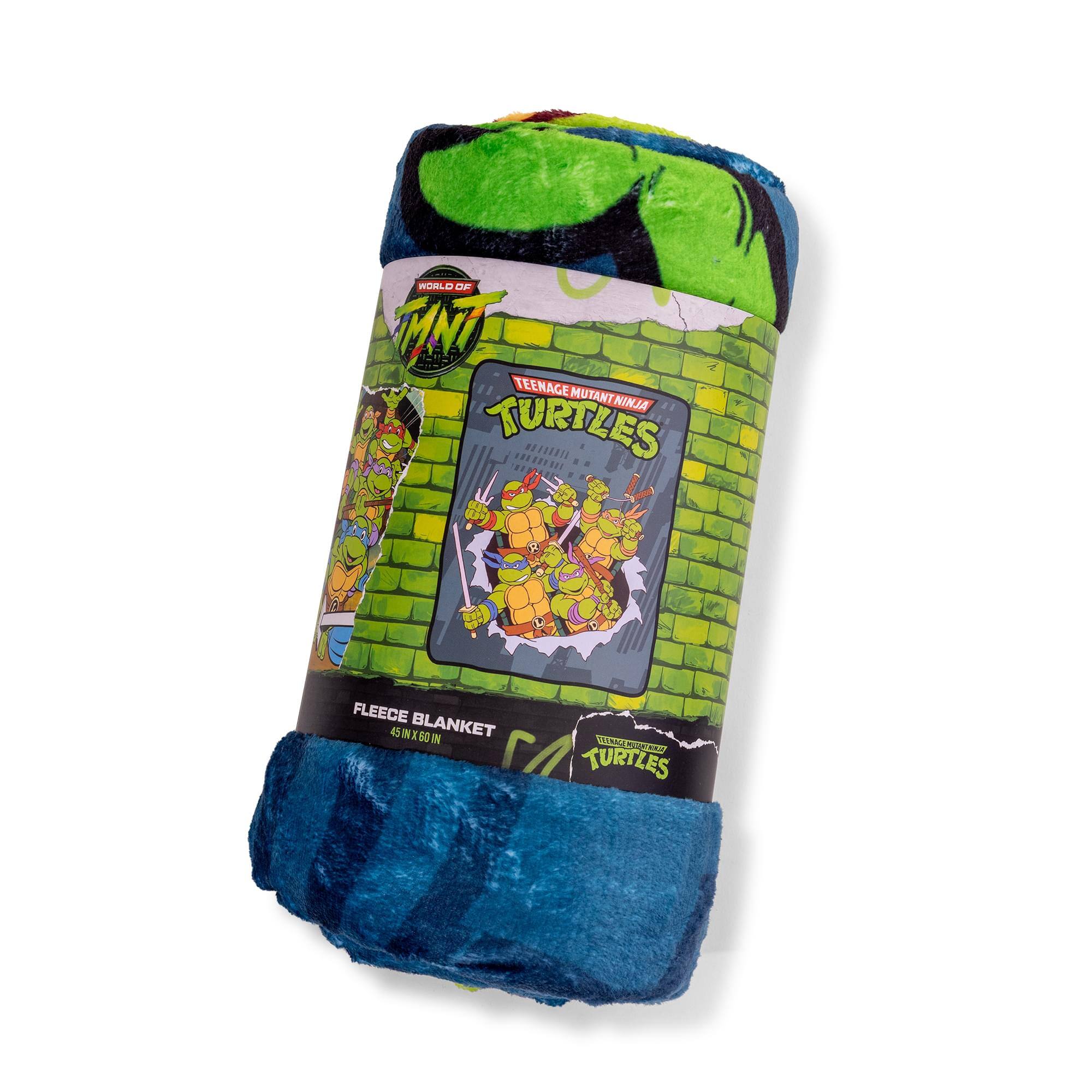 WORLD OF MNT TEENAGE MUTANT NINJA TURTLES FLEECE BLANKET 45"X60"