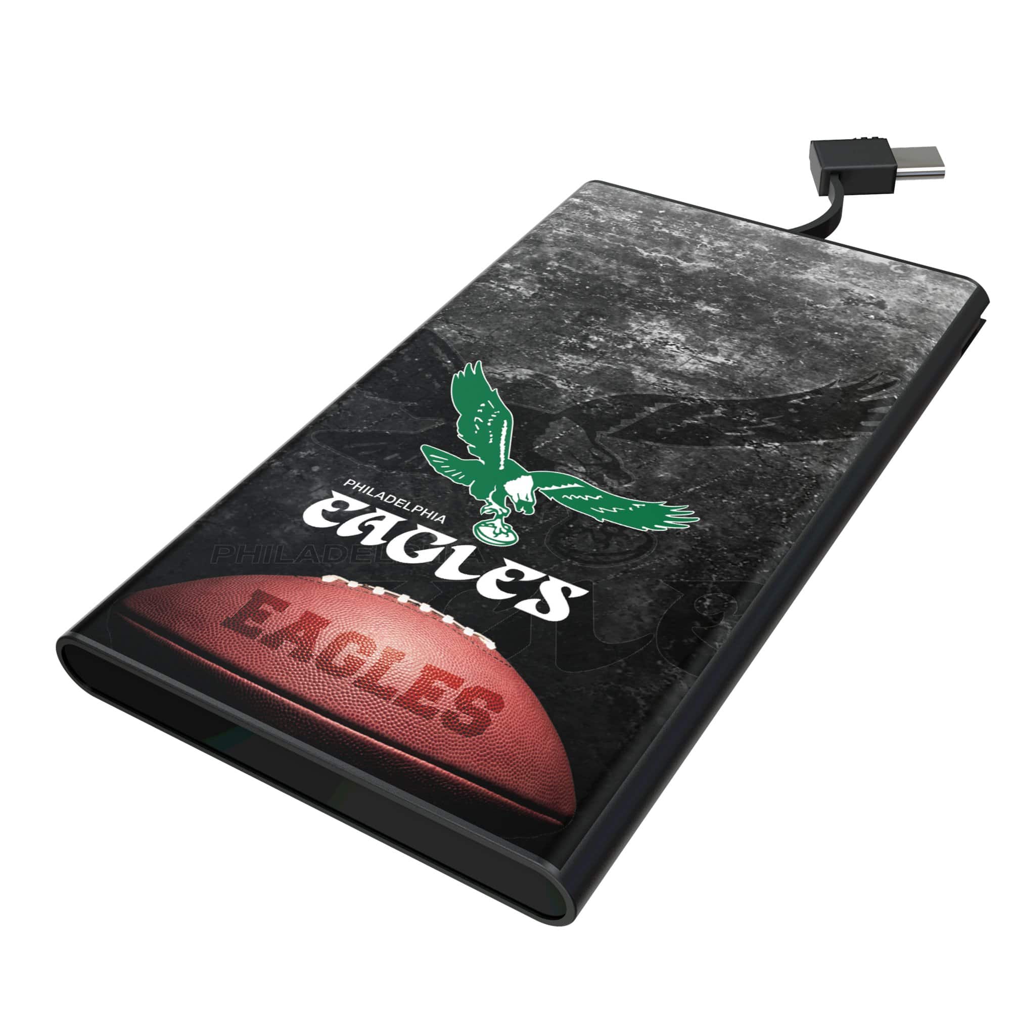 Keyscaper - Philadelphia Eagles 5000mAh Flat Powerbank - Black