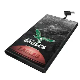 Keyscaper - Philadelphia Eagles 5000mAh Flat Powerbank - Black