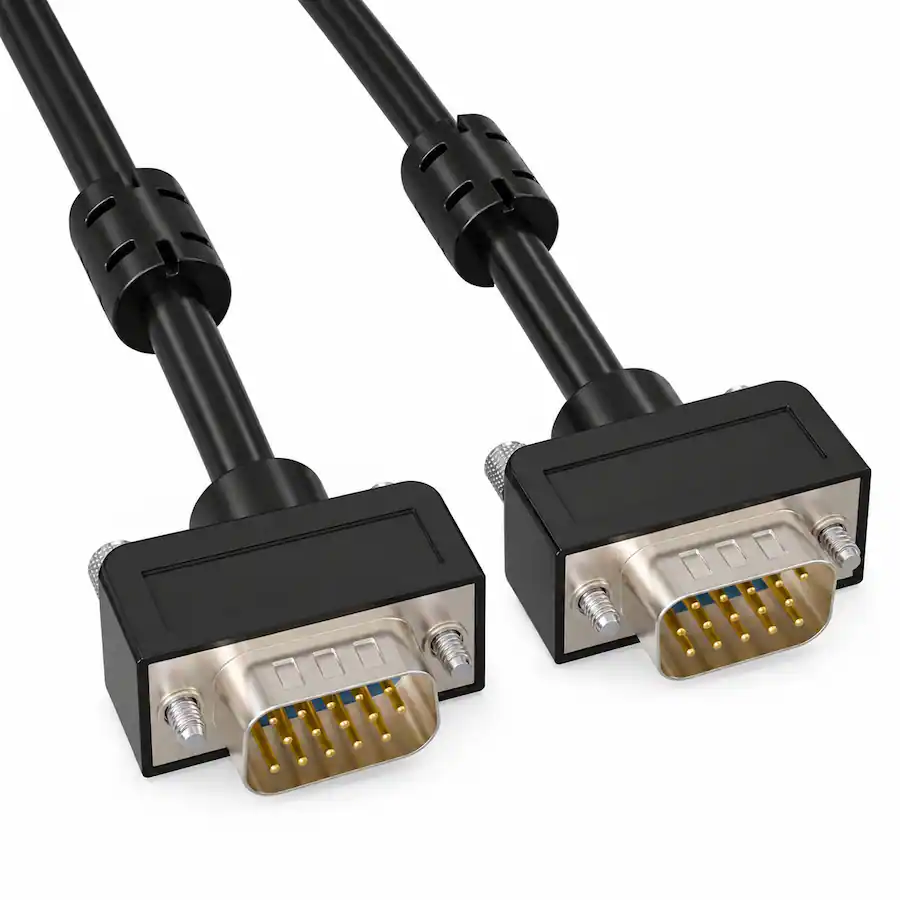 Display Without Cable Sanoxy 15ft Slim SVGA HD15 M/M Monitor Cable Black - Best Buy