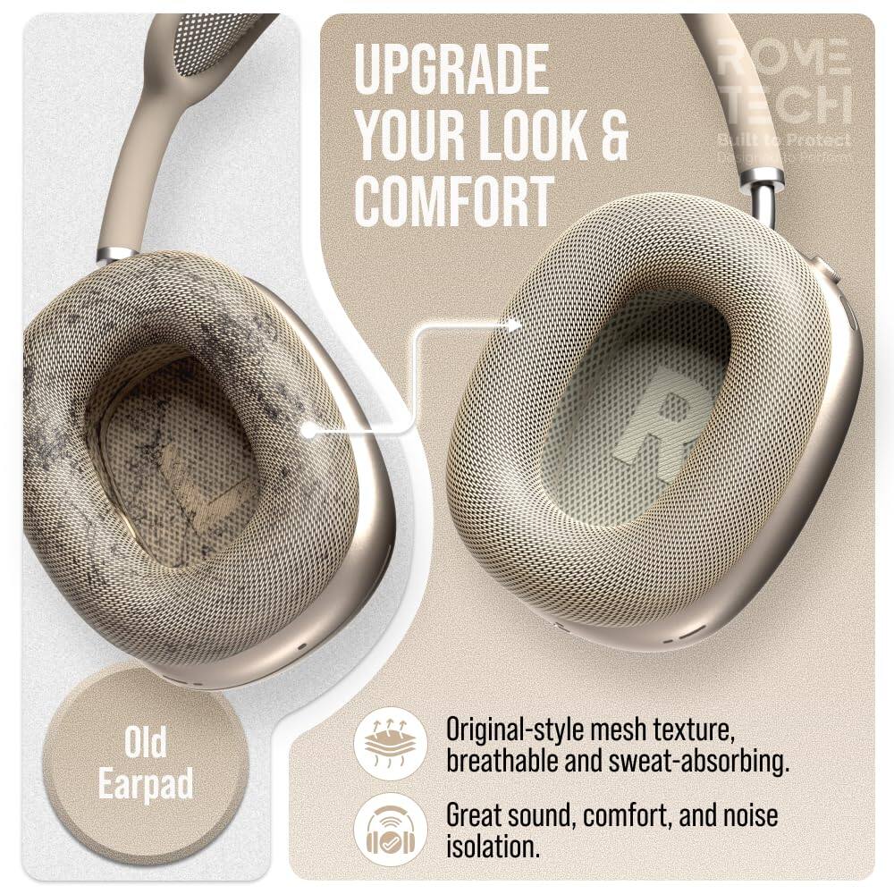 UPGRADE YOUR LOOK & COMFORT

ROME TECH Build to Protect

Old Earpad

Original-style mesh texture, breathable and sweat-absorbing. Great sound, comfort, and noise isolation.