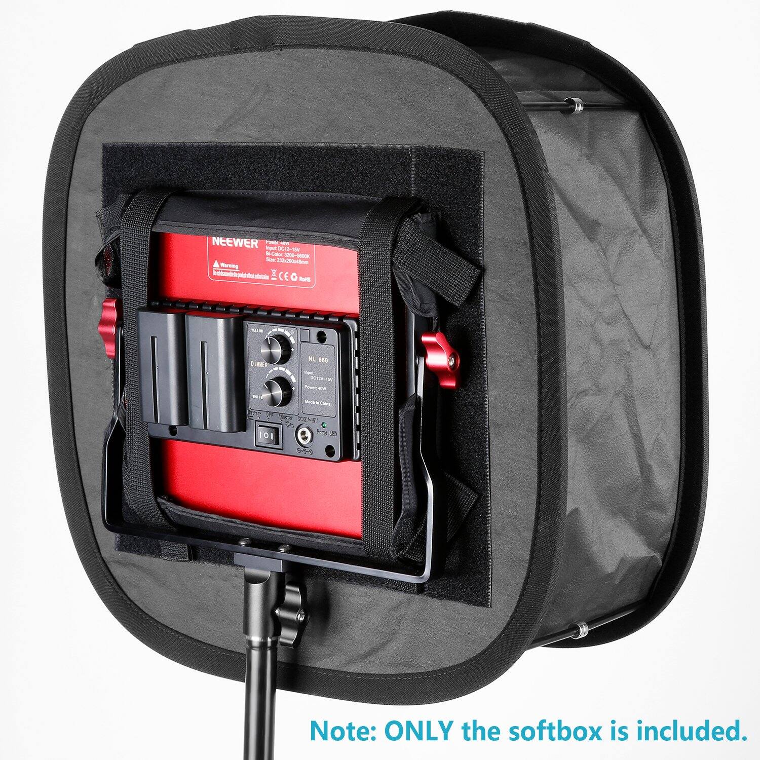 NEEWER - SC12-18 A - L - bdm A Sorinyn hnndrpirlcaerde CEG I CE O - SLS - LNTY AL 140 T ~ - as 01 1 d Fe

Note: ONLY the softbox is included.