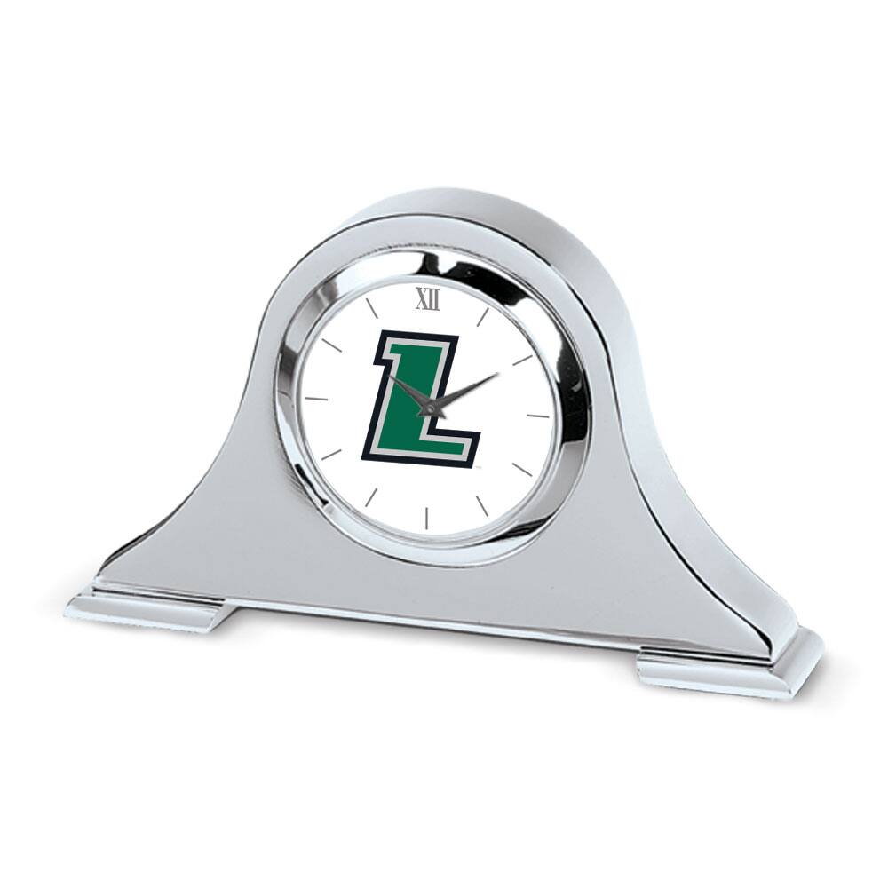 Jardine - Loyola Greyhounds Logo Napoleon Desk Clock - Silver