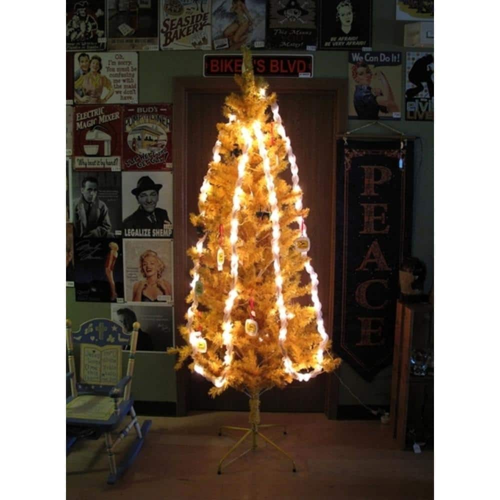 BreeBe - 25ft Spun Tube Light String 1 Lights - White