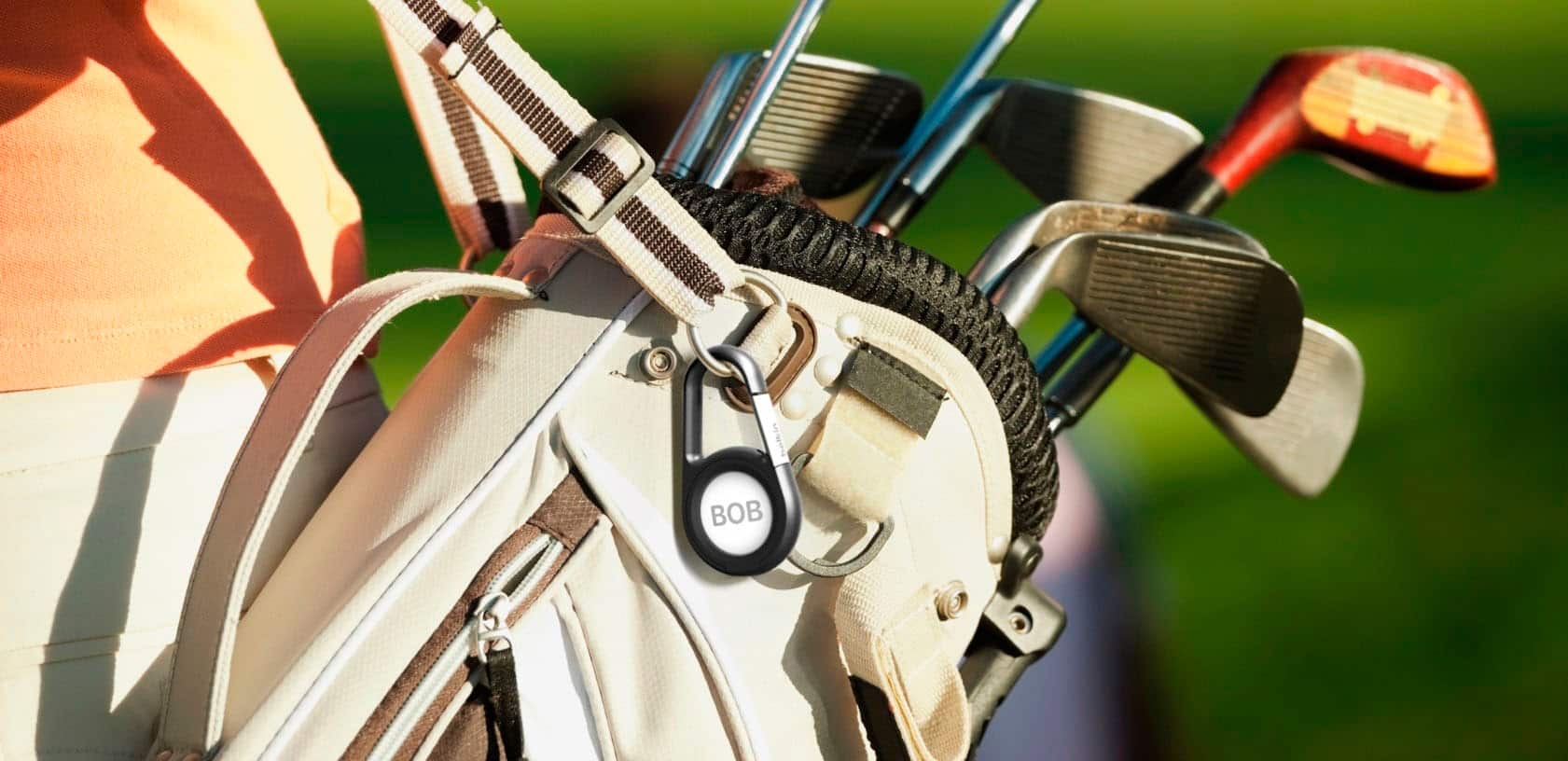 Alt View 13. Belkin - AirTag Secure Holder with Carabiner - Black.