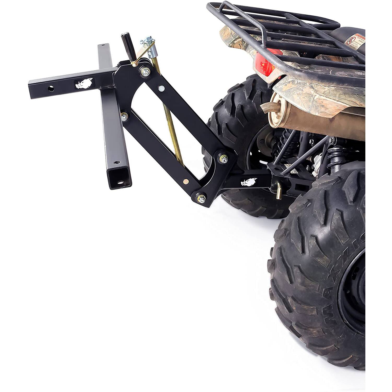 Alt View 7. Camco - Camco Black Boar ATV/UTV Implement Strong Outside Vehicle Manual Lift Attachment - Black.