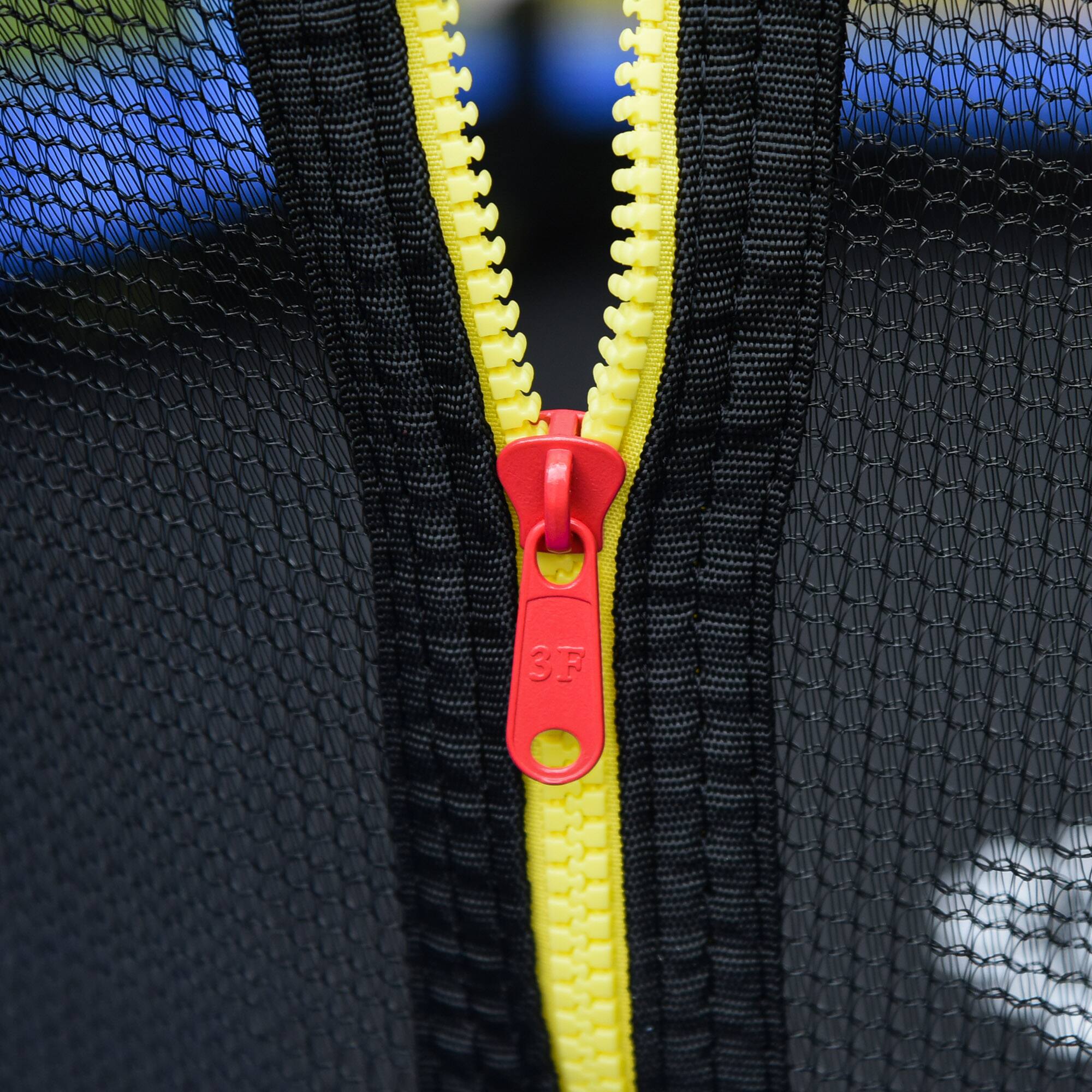 Alt View 5. Outsunny - 5FT Trampoline, 55" Mini Trampoline, Enclosure Net, Safety Pad, Steel Frame, Gift - Blue.