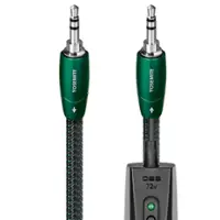 AudioQuest - Yosemite 3.5mm Mini M > M 16.4' Analog  Audio Interconnect Cable - Green on Black - Front_Zoom