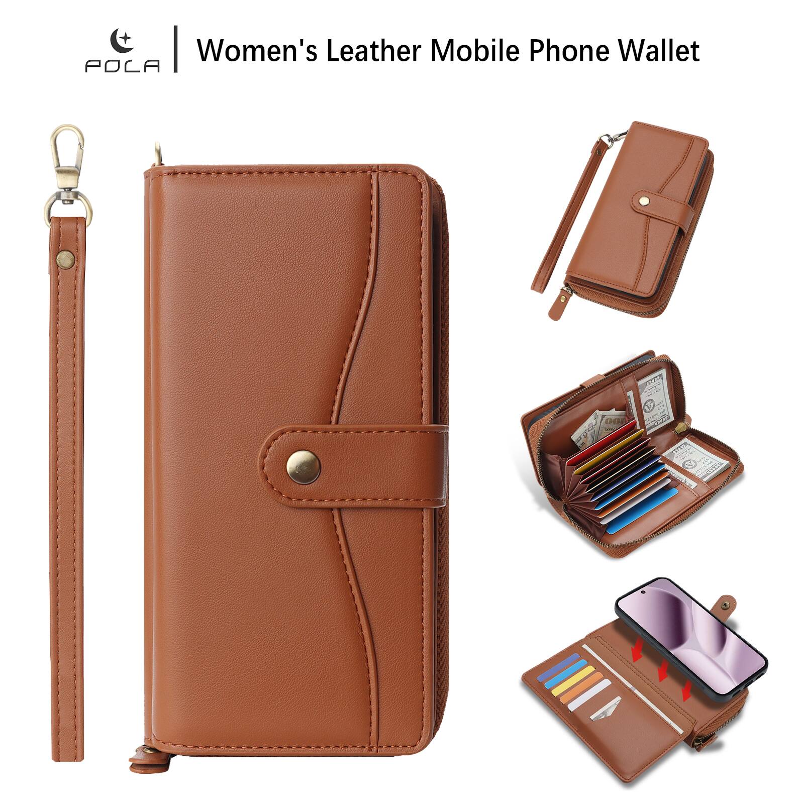 Women's Leather Mobile Phone Wallet