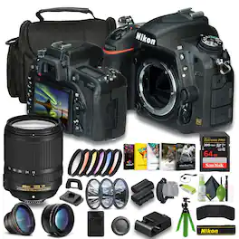 Nikon - D750 FX-format Digital SLR Camera (1543) Bundle (International Version) - Black