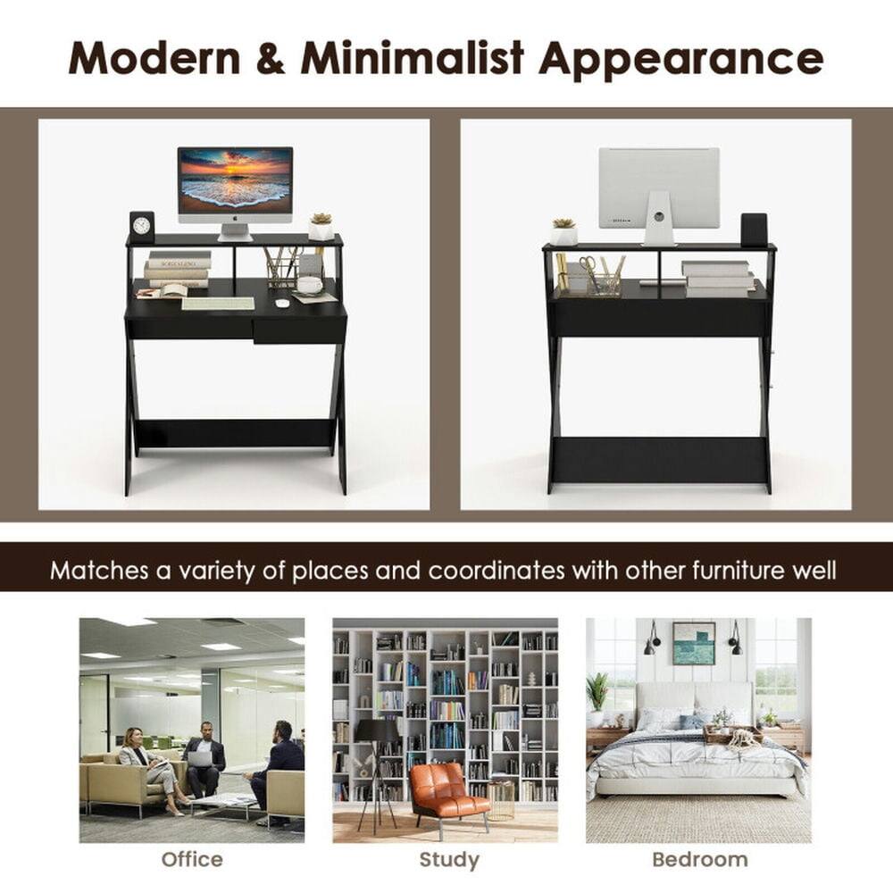 Modern & Minimalist Appearance

Matches a variety of places and coordinates with other furniture well

Office  
Study  
Bedroom