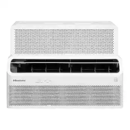 Hisense - 8,000 BTU UltraSlim Window AC with Inverter Technology & Easy Installation Bracket 350 Sq. Ft - White