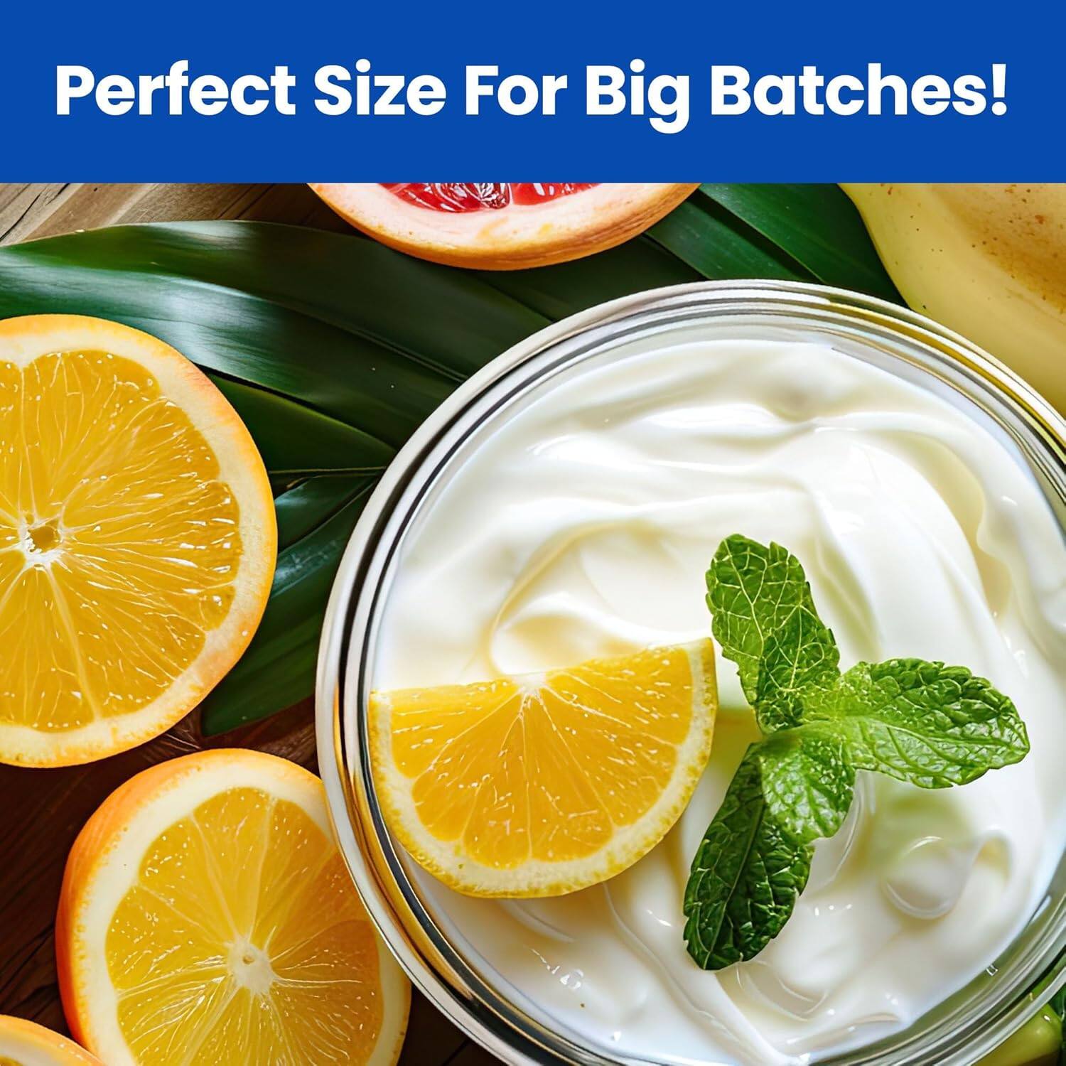 Perfect Size For Big Batches!