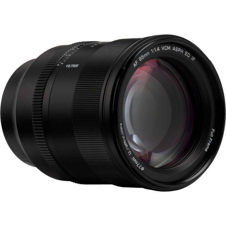 VILTROX  
1:1.4 VCM ASPH 85mm ED IF AF  
S'ORIR ym/ 0.79m/ 77mm  
Full Frame