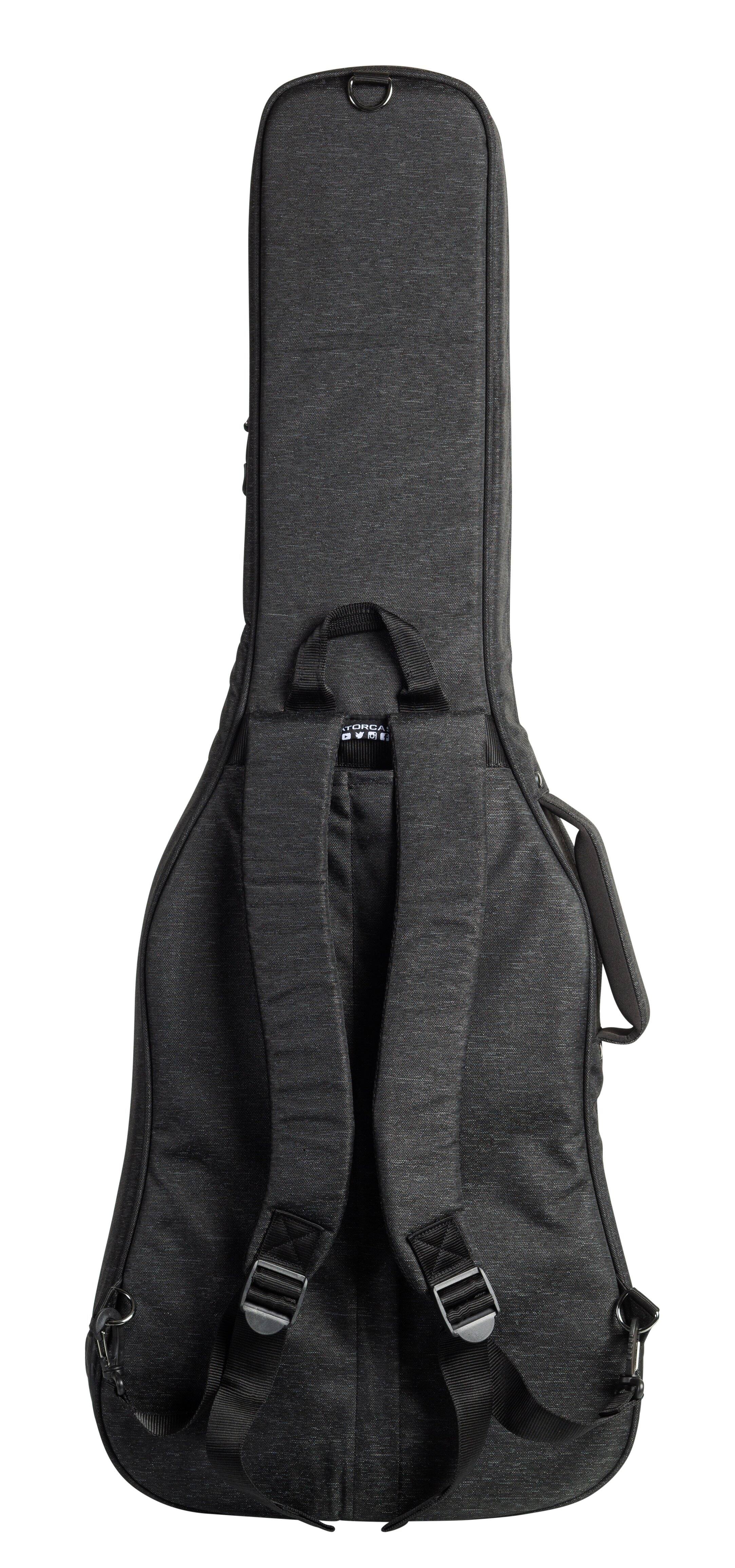 Alt View 12. Gator Cases - Transit Electric Guitar Gig Bag - Charcoal.