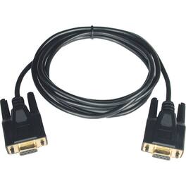 Tripp Lite - by Eaton Null Modem Serial DB9 Serial Cable (DB9 F/F) 6 ft. (1.83 m) - DB-9 Female - DB-9 Female - 6ft - Black