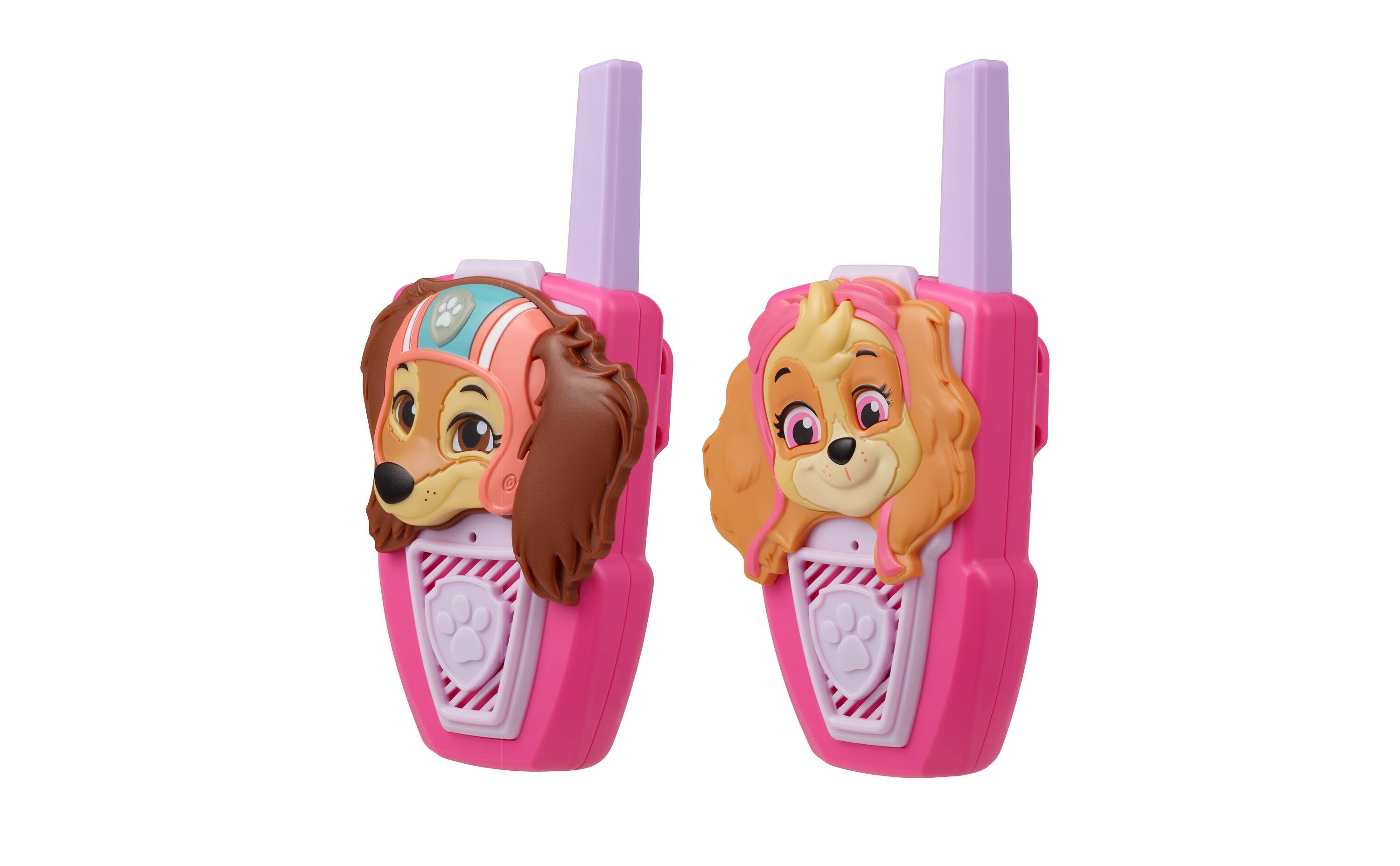 Left. eKids - eKids Paw Patrol Skye Liberty Walkie Talkies for Kids, Two Way Radios for Indoor or Outdoor Games - Pink.