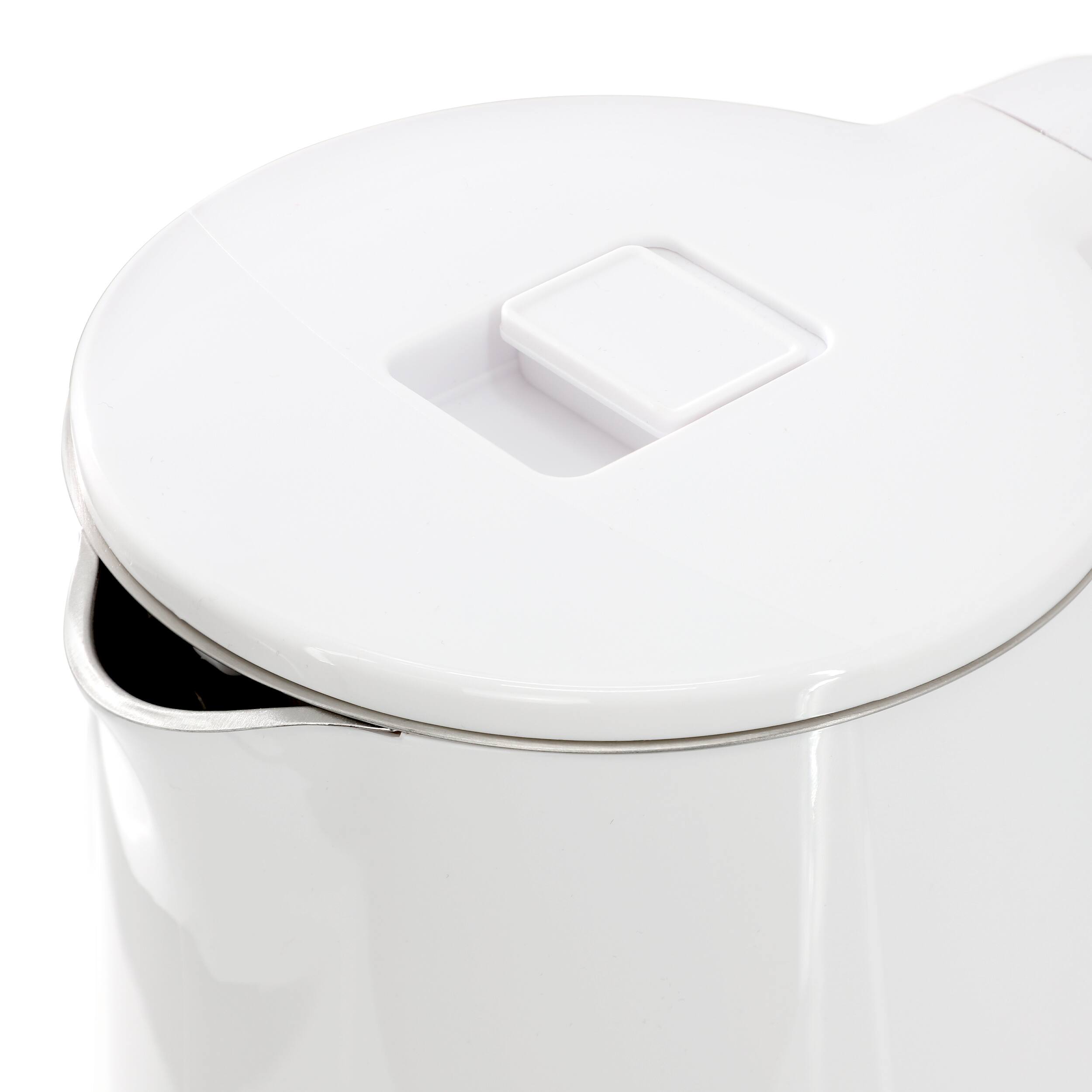 Alt View 2. MegaChef - MegaChef 1.8 Quart Stainless Steel Electric Tea Kettle in White - White.