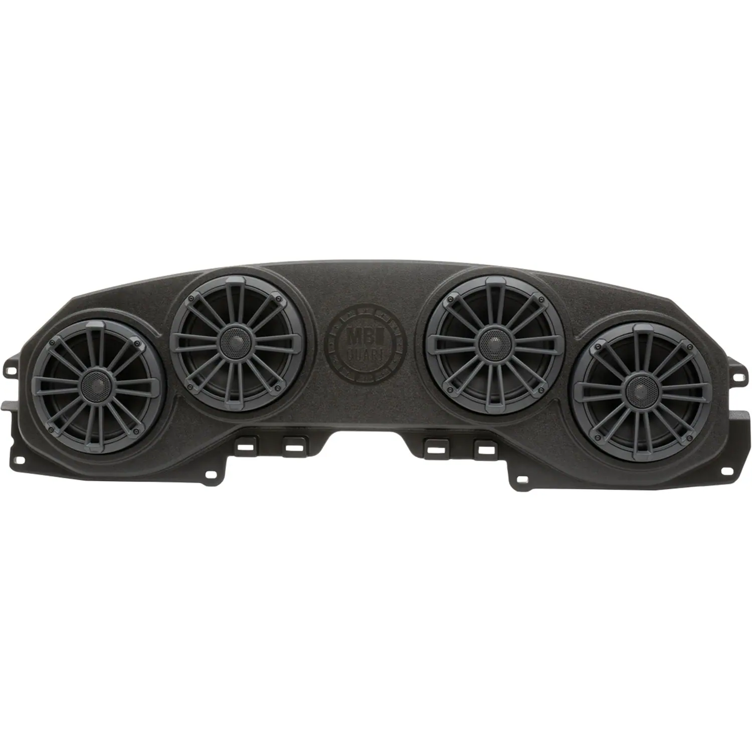 MB Quart - Tuned 8" Coaxial Car 4-Speaker Kit with Interchangeable Grilles for Jeep Wrangler JL and Gladiator JT Vehicles - Black