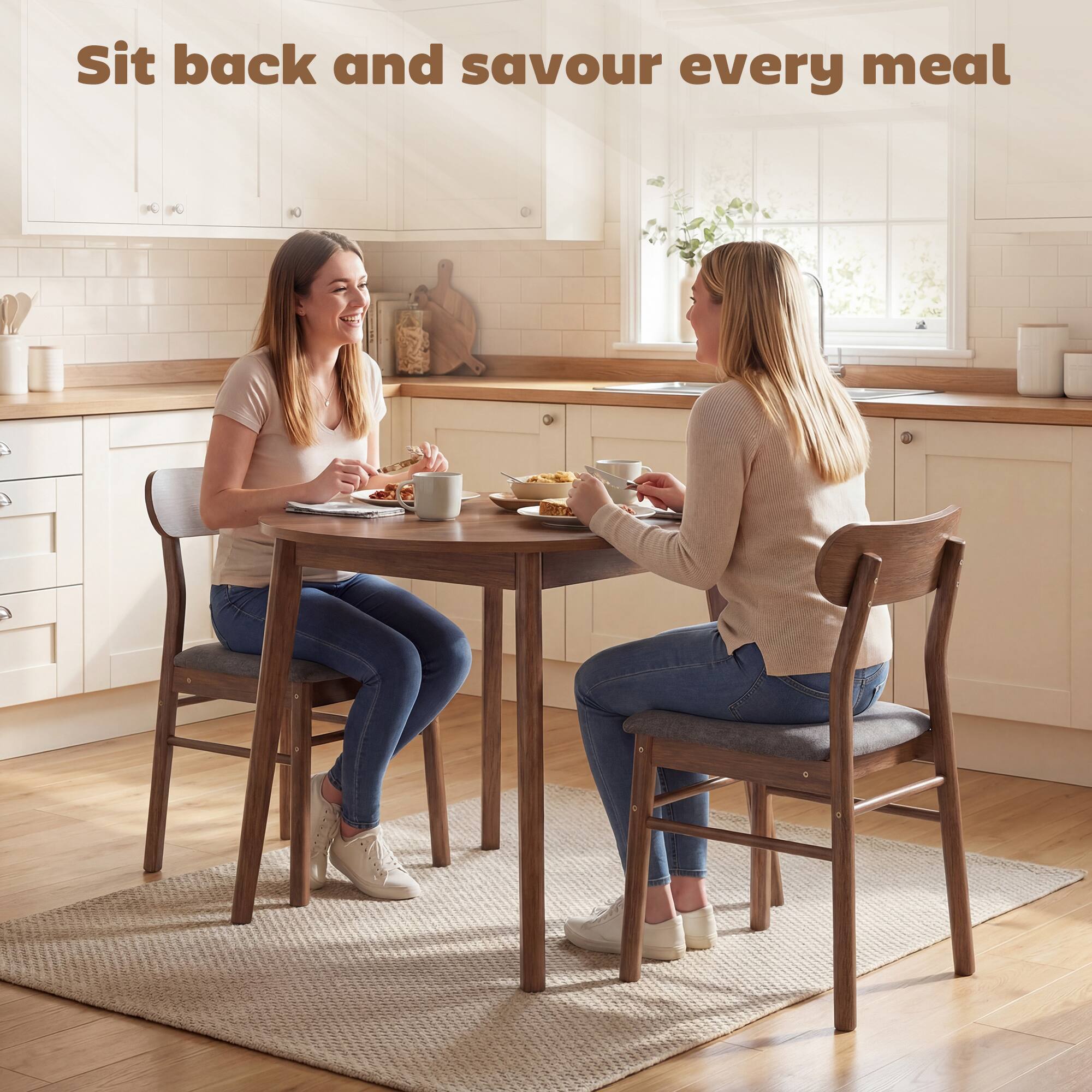 Sit back and savour every meal