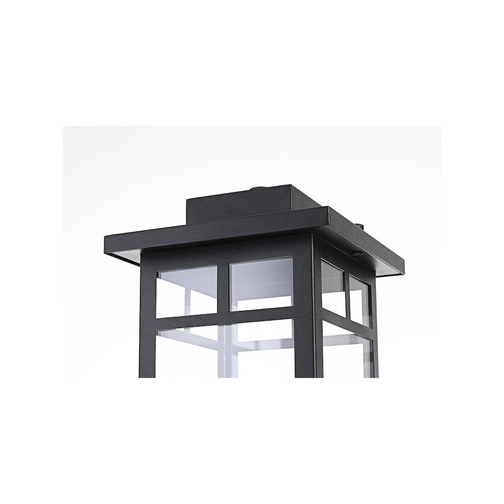 Back. Elegant Lighting - Mercer 7 inch Outdoor Pendant in Black - Black.