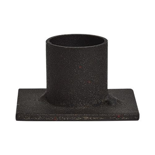 BreeBe - Single Iron Taper Holder - Black