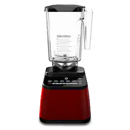 Blendtec - Original Designer Series Blender and 90 Oz WildSide+ Jar - Kitchen Blender Bundle - Red