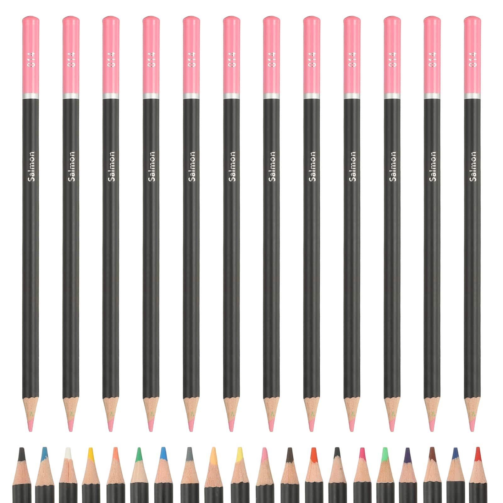 Unique Bargains - Colored Pencils, Oil-Based Drawing Pencils for Adult Coloring Books, Artists, Beginners, 12pcs - Light Pink price history on PriceWatchPro