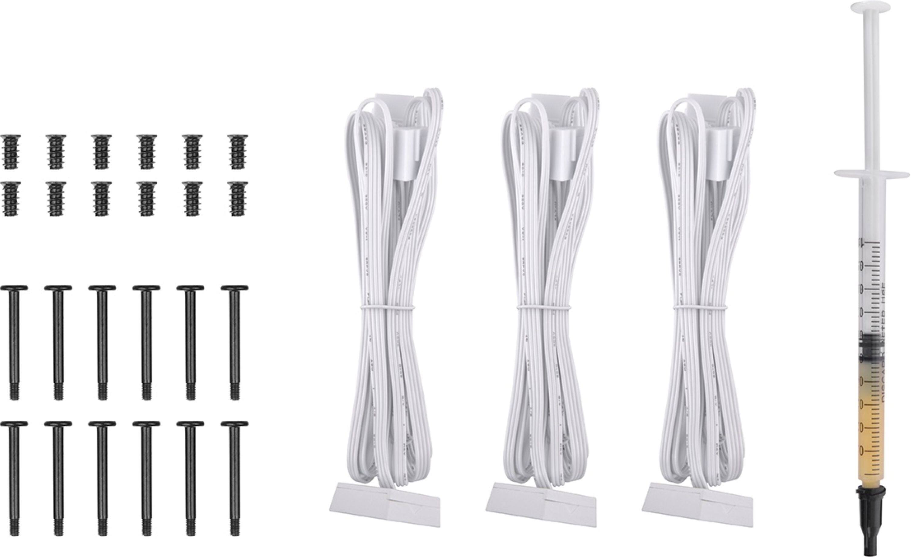 The image shows a collection of various items, including a syringe, a needle, and a vase. There are also several other objects, such as a bottle, a cup, and a pair of scissors. The items are arranged in a way that they are all visible and easily identifiable. The syringe and needle are placed next to each other, while the vase is positioned separately. The bottle and cup are also placed close to each other, and the pair of scissors is located near the top of the image.