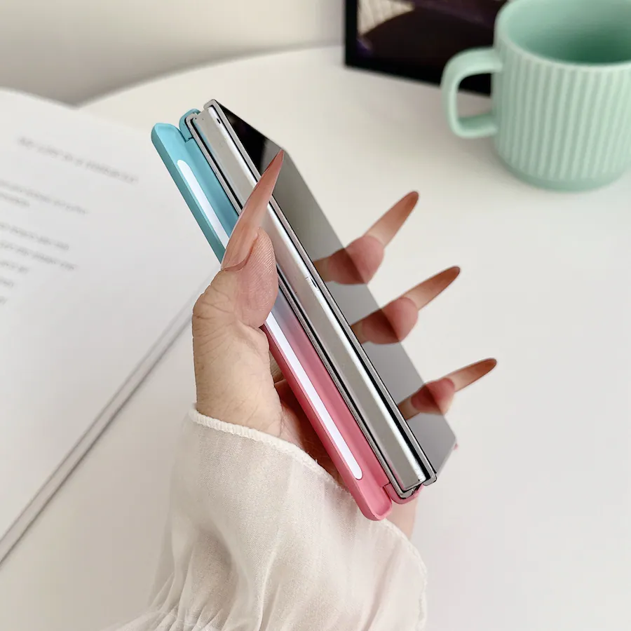 D Day Shell Shock Dteck Gradient Kickstand Case for Samsung Galaxy Z Fold8, Non Slip Hard ...