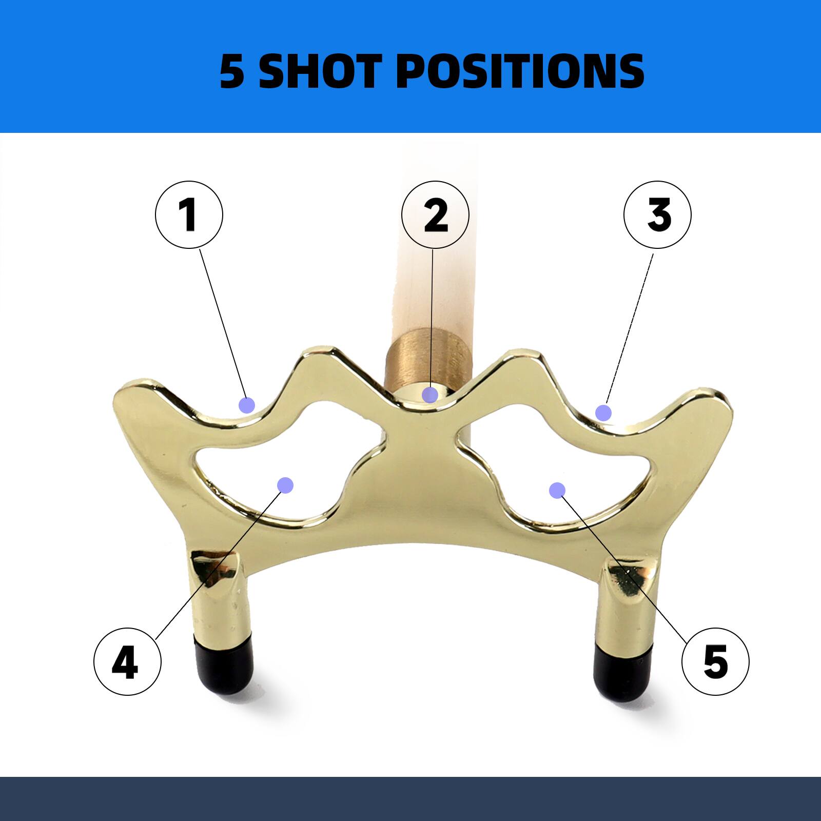 5 SHOT POSITIONS
1
2
3
4
5
