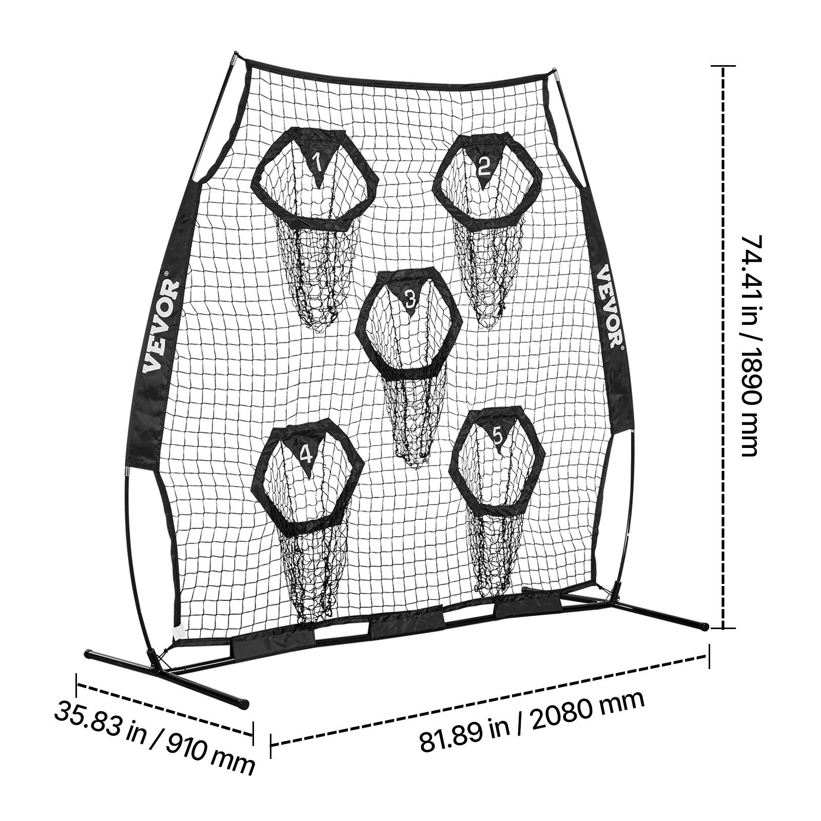 VEVOR 4 3 2 5  
VEVOR  
74.41 in / 1890 mm  
35.83 in / 910 mm  
81.89 in / 2080 mm