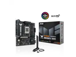ASUS - TUF B850M-E WIFI AMD B850 mATX, DDR5, PCIe 5.0, 3 M.2, WiFi 6E, 2.5GbE, DP/HDMI, USB-C
