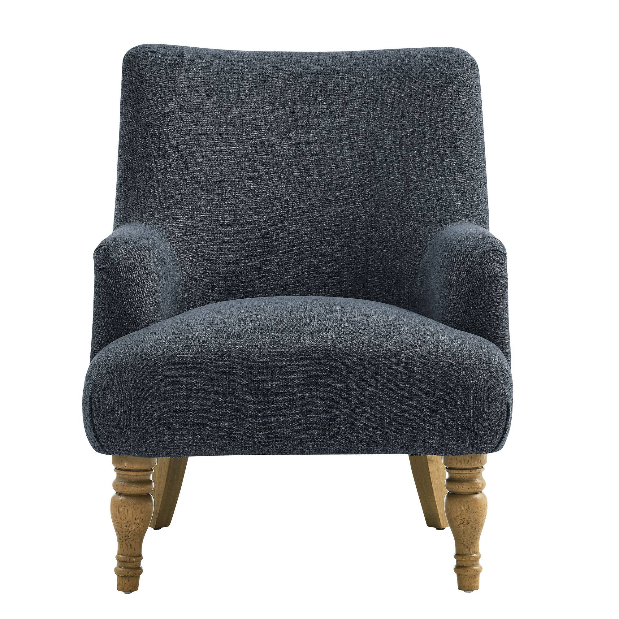 Alt View 2. Modway - Ellington Fabric Upholstered Accent Armchair by Modway - Blue.