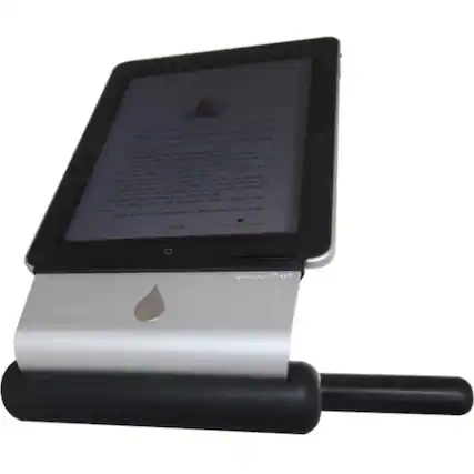 Front. Rain Design - Rain Design iRest lap stand for iPad/Tablet - iRest prevents hand fatigue from holding the iPad while elevating the - Silver.