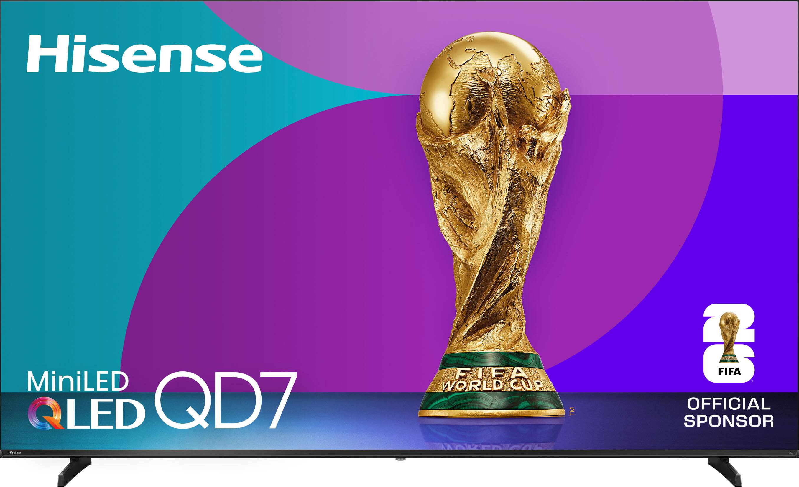 Hisense MiniLED QD7 - FIFA WORLD CUP™ OFFICIAL SPONSOR